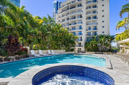 Outdoor Heated Pool & Spa